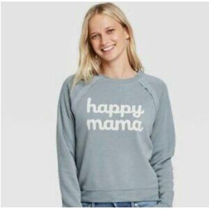 Grayson Threads “Happy Mama” Sweater XS Long Sleeve